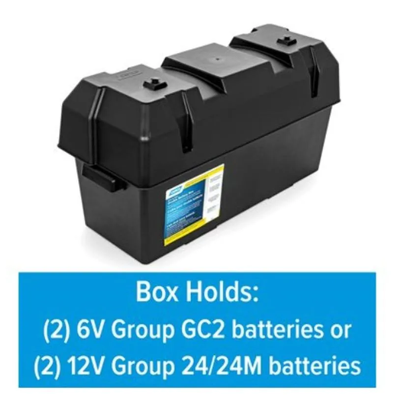 DOUBLE BATTERY BOX, END TO END